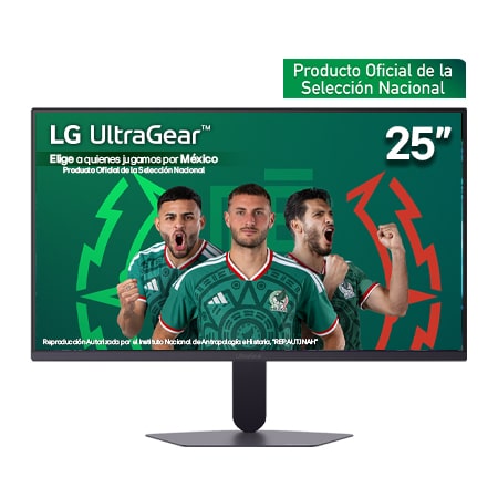 Vista frontal de Monitor Gaming de 25 pulgadas, FHD 200Hz UltraGear™ G5 25G523B-B